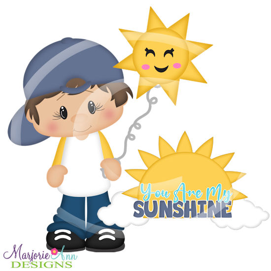 My Sunshine Boy SVG Cutting Files + Clipart - Click Image to Close